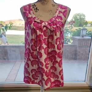 Kate Spade X Florence Broadhurst Silk Sleeveless Top Size 0